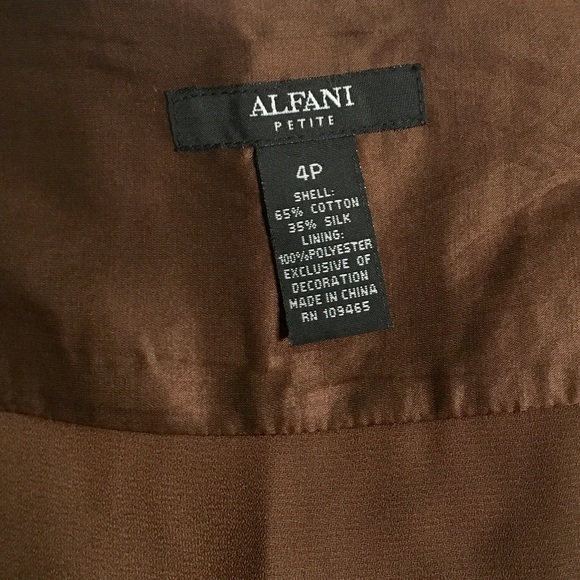 Alfani Bronze Brown Boho Sequin Skirt - Picture 4 of 4